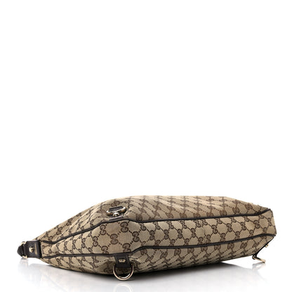 Gucci Monogram Large Abbey D Ring Hobo Dark Brown 3 of 15