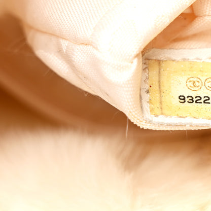 Chanel Rabbit Fur CC Tote Ivory 7 of 12
