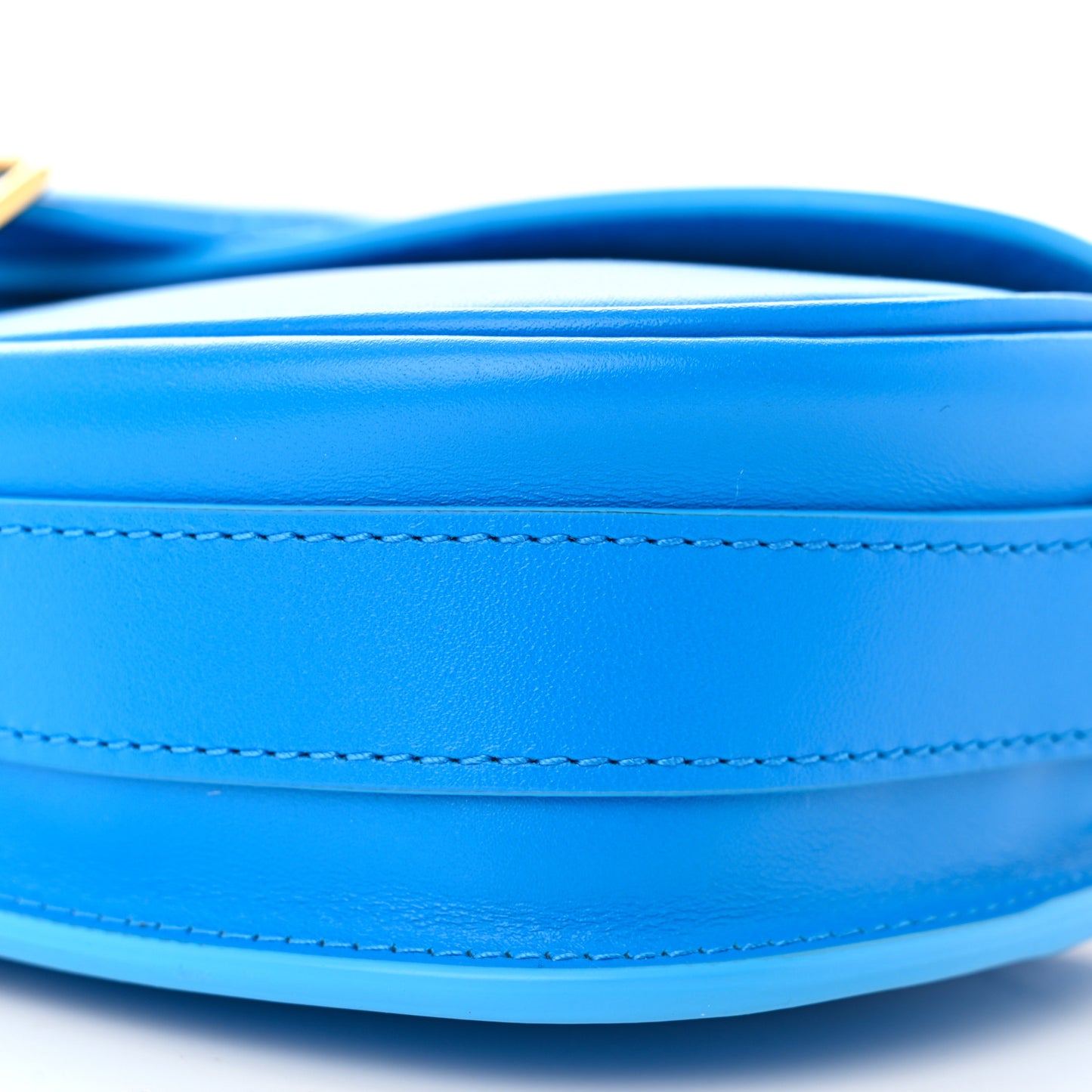 Box Calfskin East West Bobby Bag Reef Blue