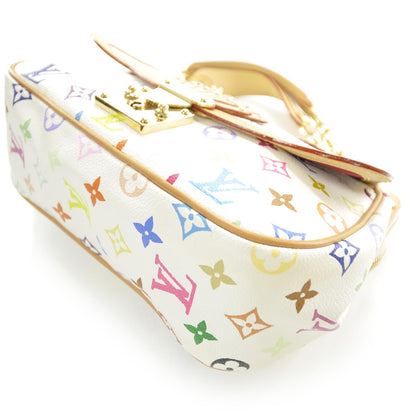 Louis Vuitton Monogram Multicolor Gracie MM White 5 of 9