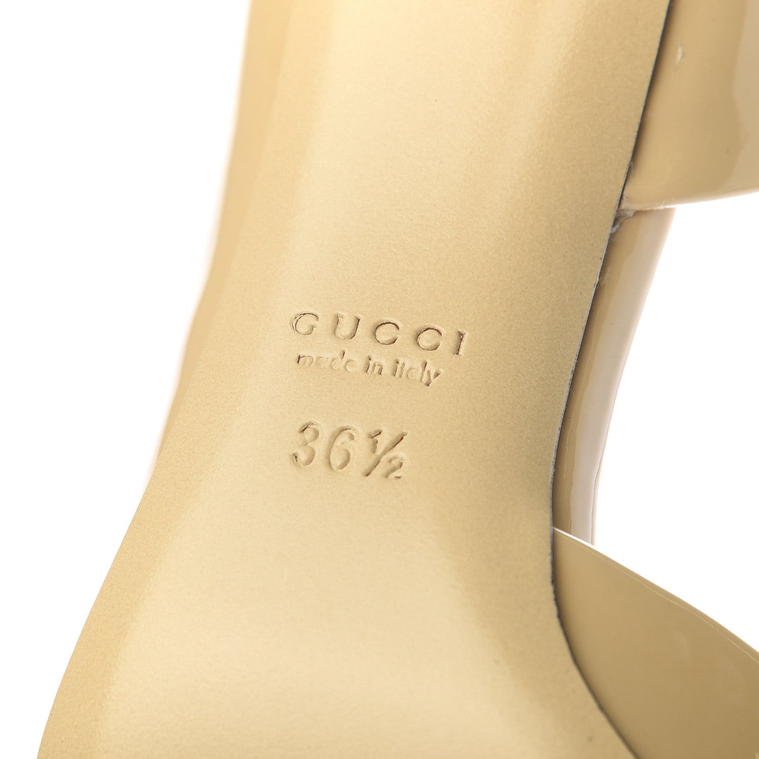 Gucci Patent Calfskin Pumps 36.5 Powder 7 of 8