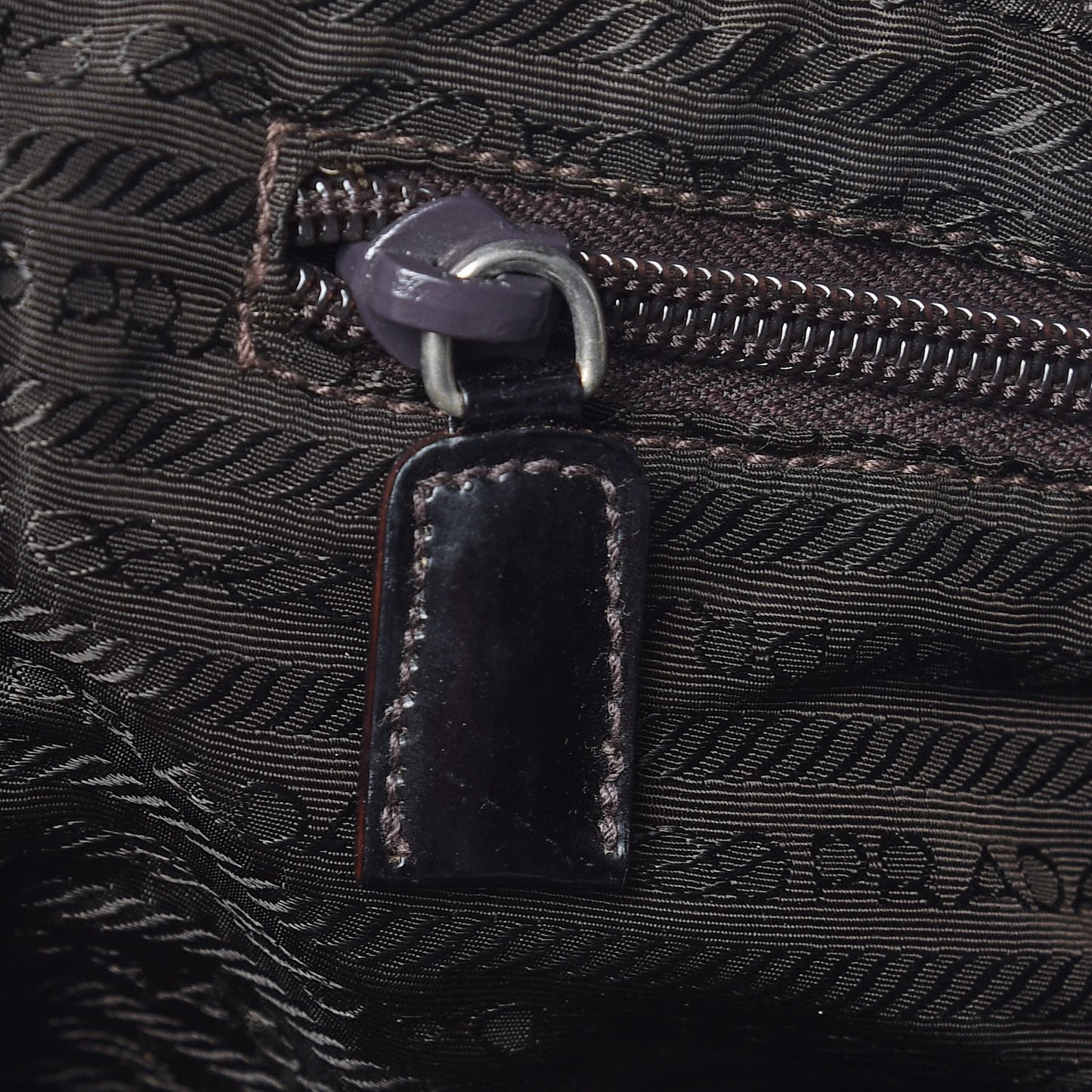 Nylon Vela Small Backpack Ebano