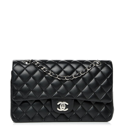 Chanel Lambskin Quilted Medium Double Flap Black 1 of 6