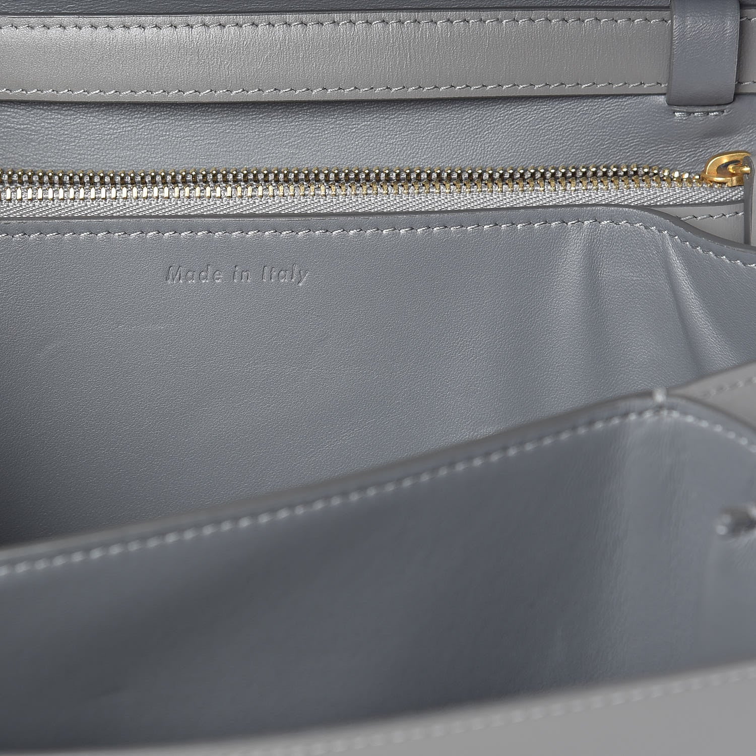 Celine Box Calfskin Medium Classic Box Flap Bag Zinc 7 of 12