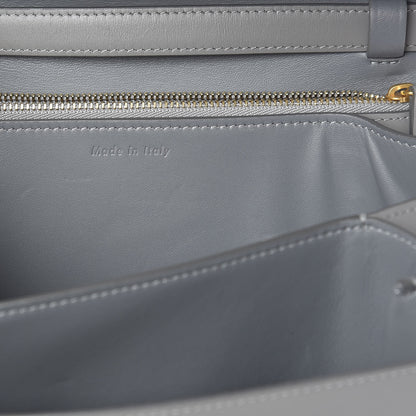 Celine Box Calfskin Medium Classic Box Flap Bag Zinc 7 of 12