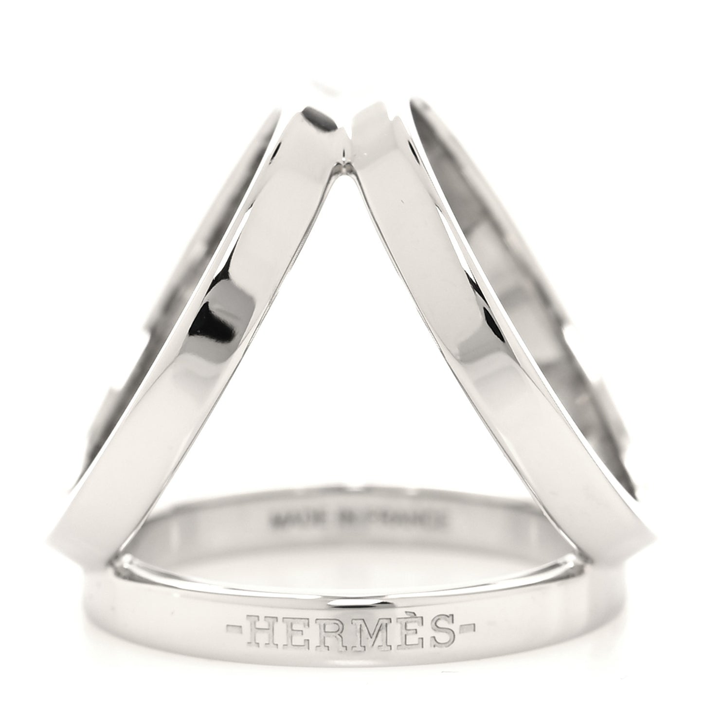 Palladium Trio Scarf Ring