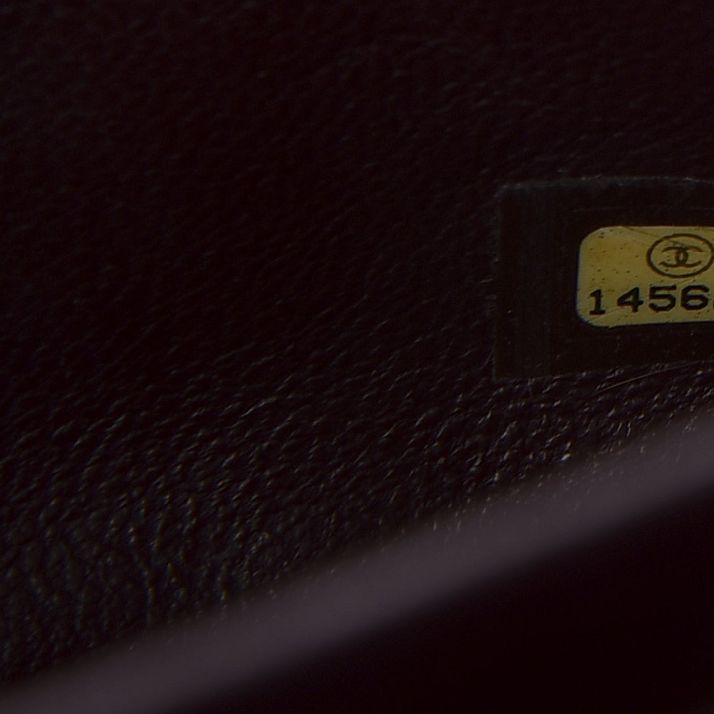 Lambskin Quilted Jumbo Double Flap Black