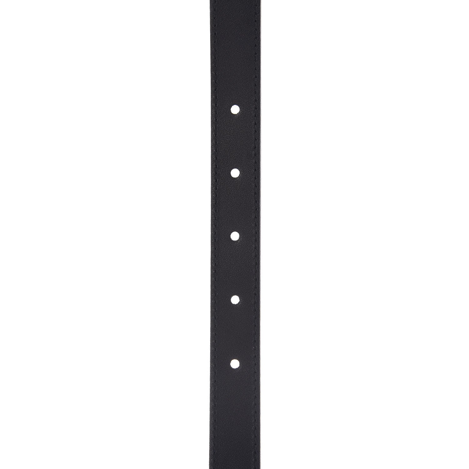 Gucci Calfskin Pearl Double G 20mm Belt 90 36 Black Cream 7 of 7