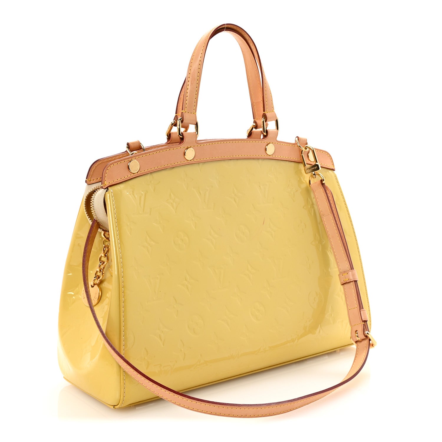 Louis Vuitton Vernis Brea MM  Blanc Corail 3 of 9