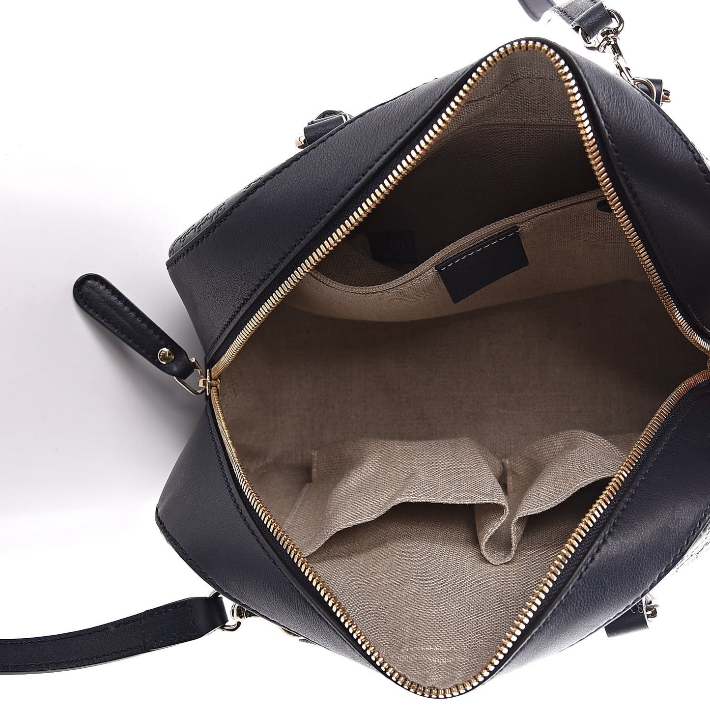 Microguccissima Medium Crossbody Bag Blue