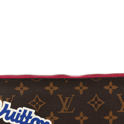 Louis Vuitton Monogram World Tour Neverfull MM GM Pochette 8 of 11