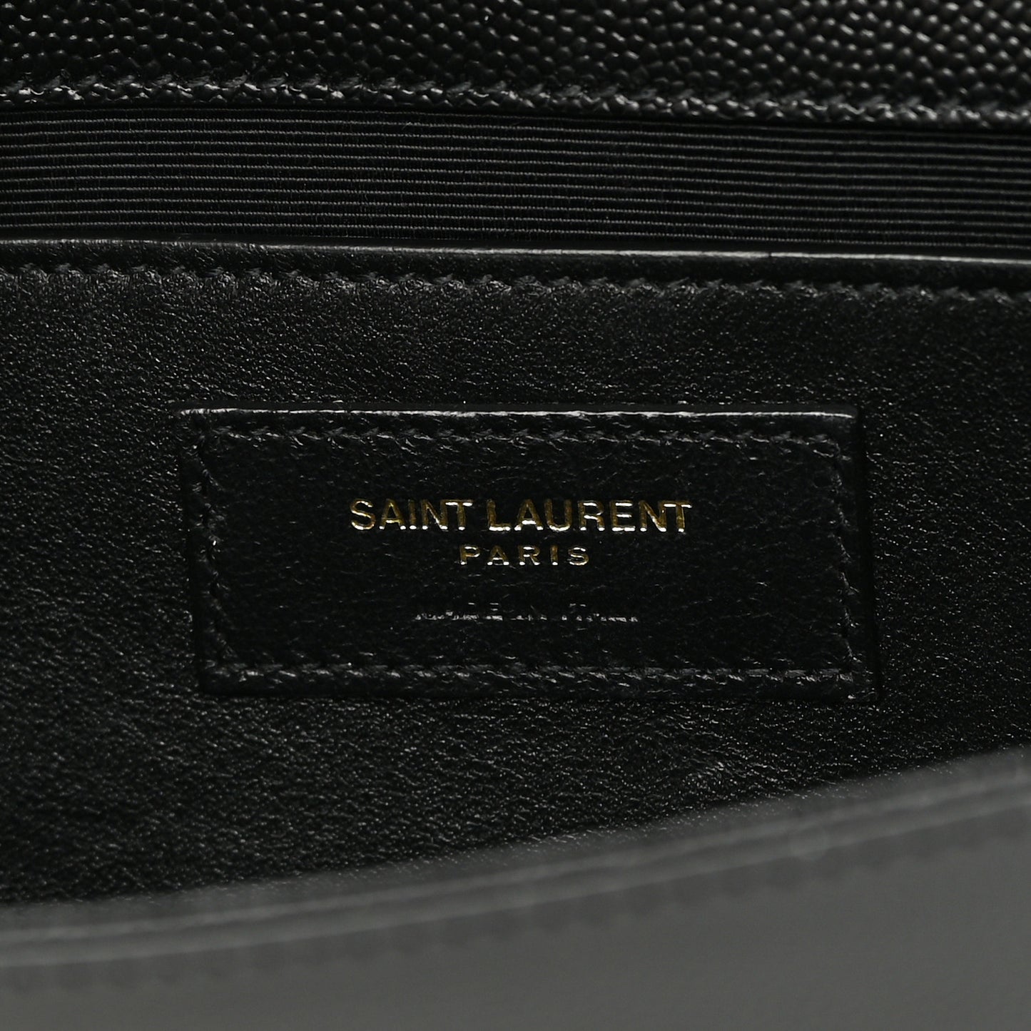 Grain De Poudre Medium Classic Monogram Kate Satchel Black