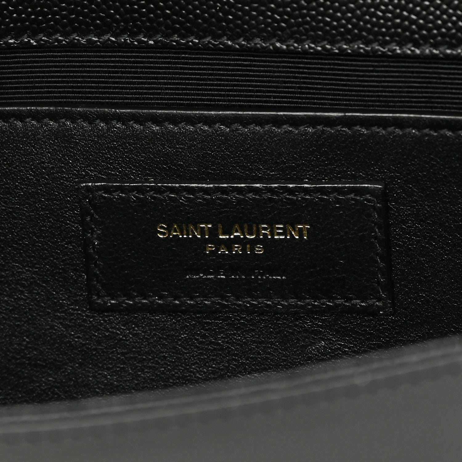 Saint Laurent Grain De Poudre Medium Classic Monogram Kate Satchel Black 6 of 13