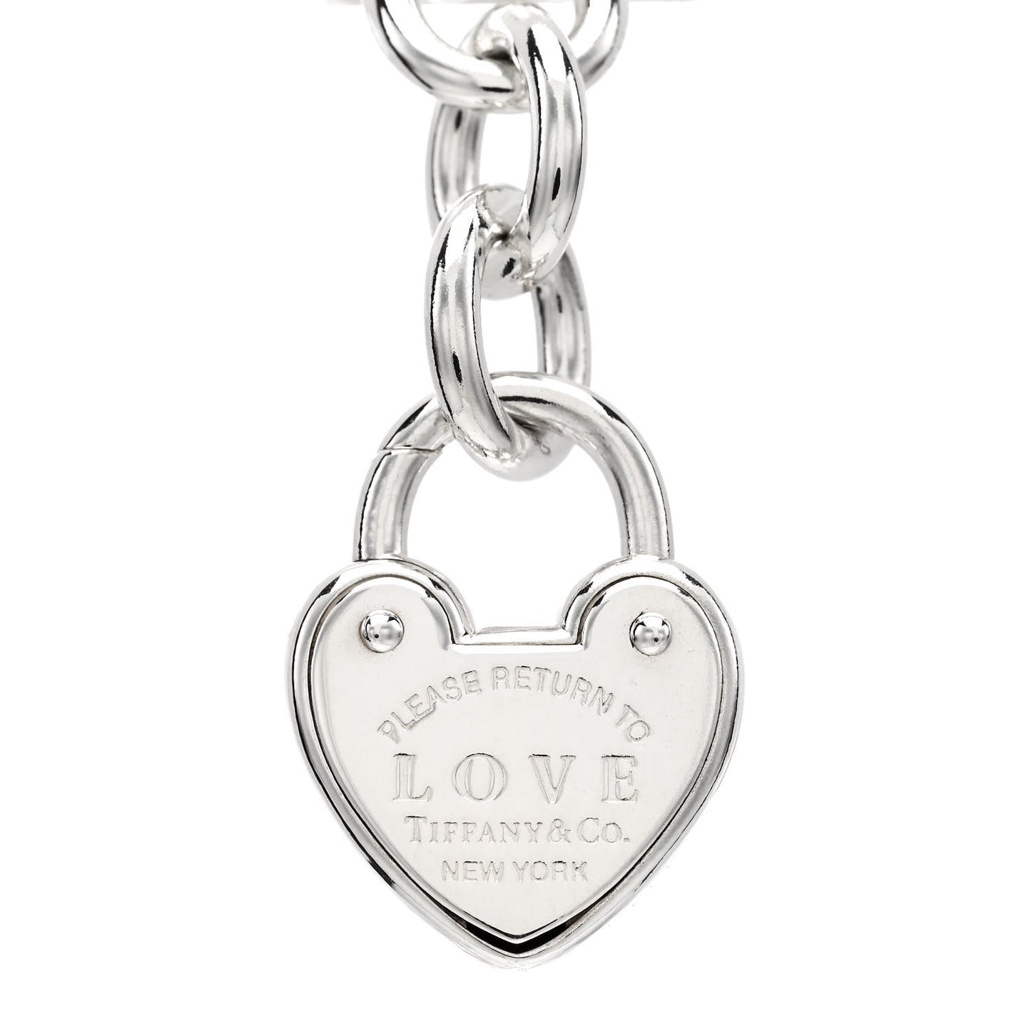 Sterling Silver Return to Tiffany Love Lock Bracelet
