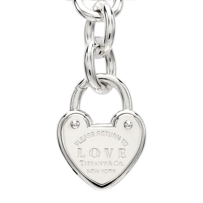 Tiffany Sterling Silver Return to Tiffany Love Lock Bracelet 3 of 3