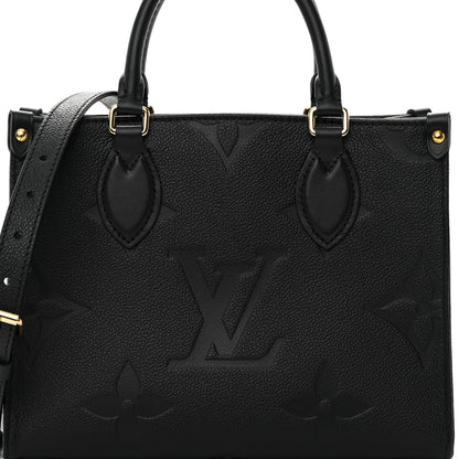 Louis Vuitton Empreinte Monogram Giant Onthego PM Black 7 of 10