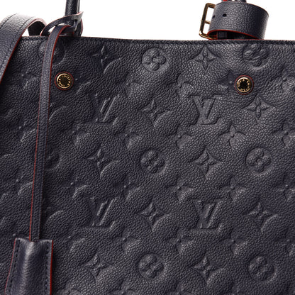 Louis Vuitton Empreinte Montaigne GM Marine Rouge 10 of 10