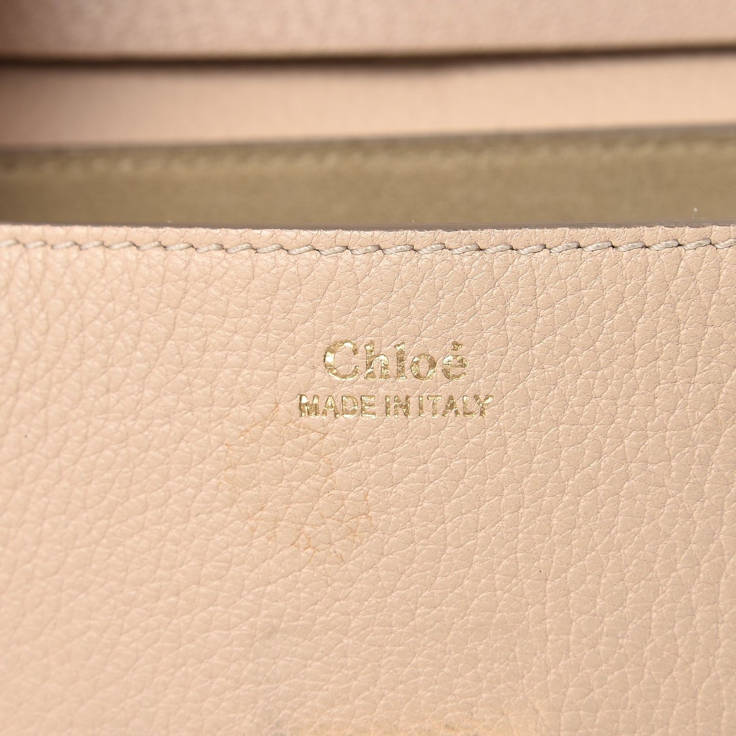 Grained Lambskin Mini Drew Shoulder Bag Abstract White