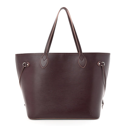 Louis Vuitton Epi Neverfull MM Prune Rose Poudre 3 of 18