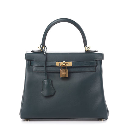 Hermes Swift Kelly Retourne 25 Vert Cypress 1 of 11