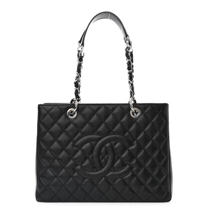 Chanel Caviar Quilted Grand Shopping Tote GST Black 1 of 10