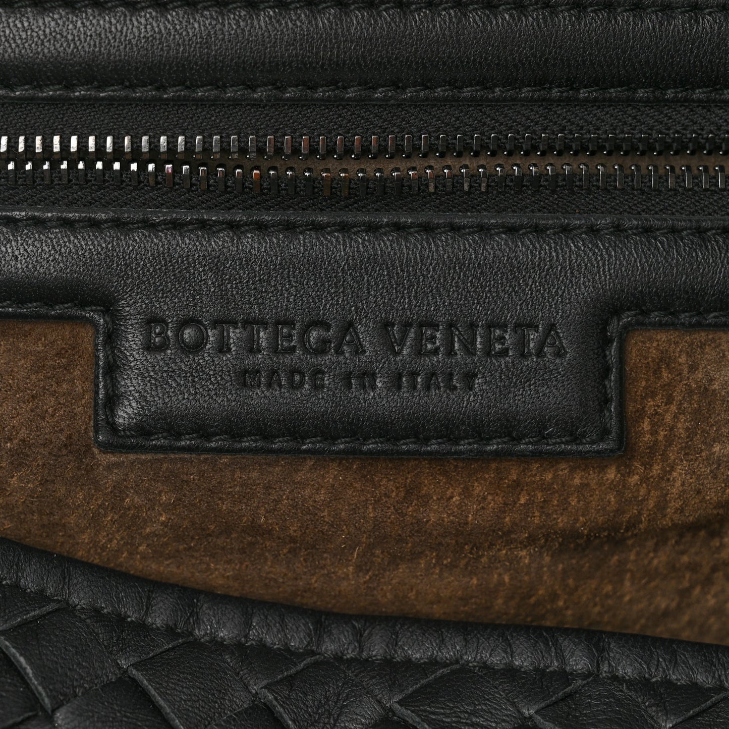 Nappa Intrecciato Montaigne Bag Black
