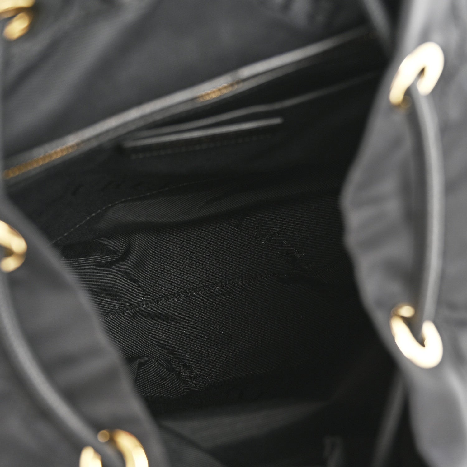 Burberry Nylon Medium Rucksack Runway Backpack Black Gold 5 of 13