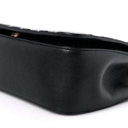 Stella McCartney Alter Nappa Star Medium Flap Shoulder Bag Black 8 of 11