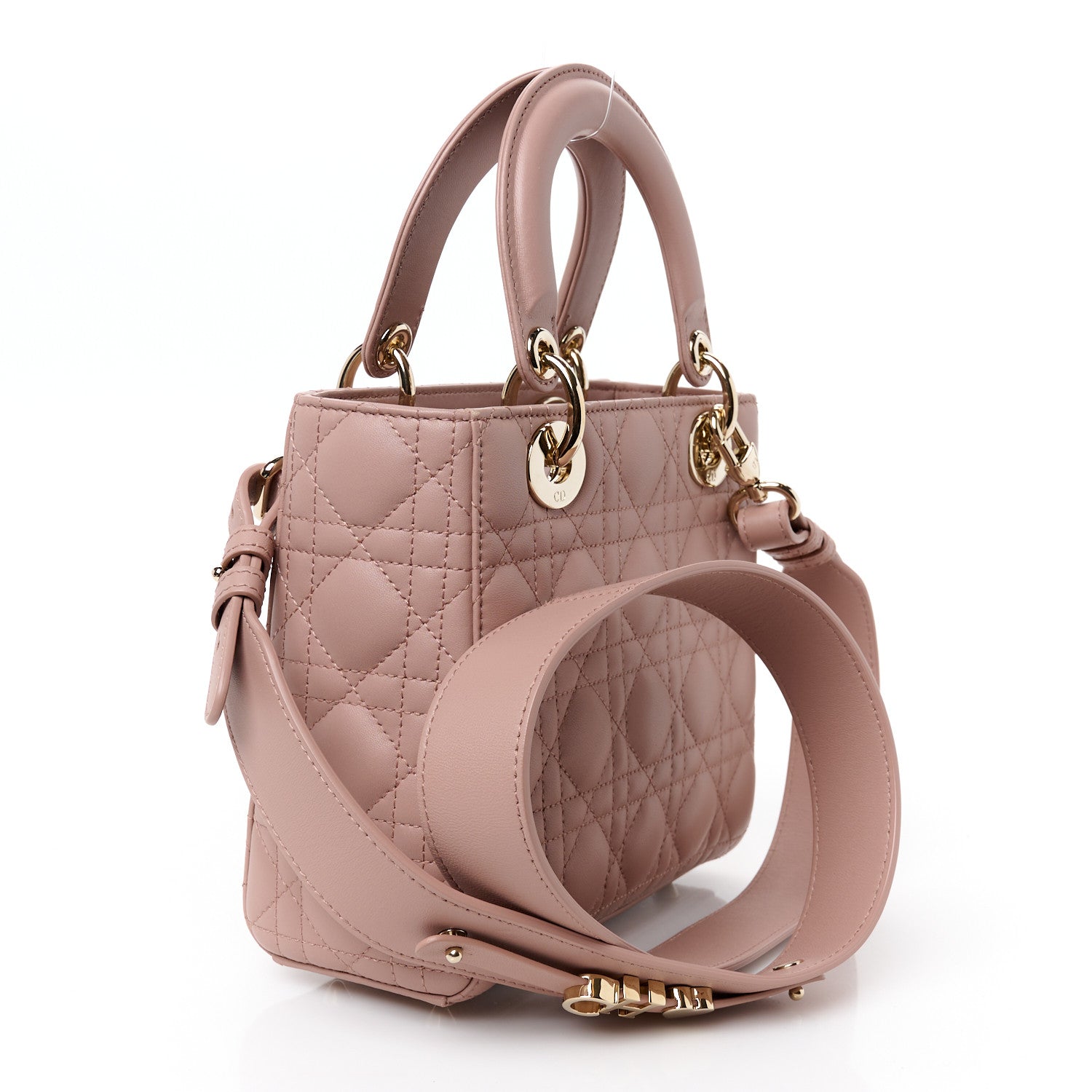 Christian Dior Lambskin Cannage Small My ABCDior Lady Dior Blush 3 of 10