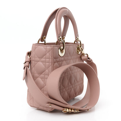 Christian Dior Lambskin Cannage Small My ABCDior Lady Dior Blush 3 of 10