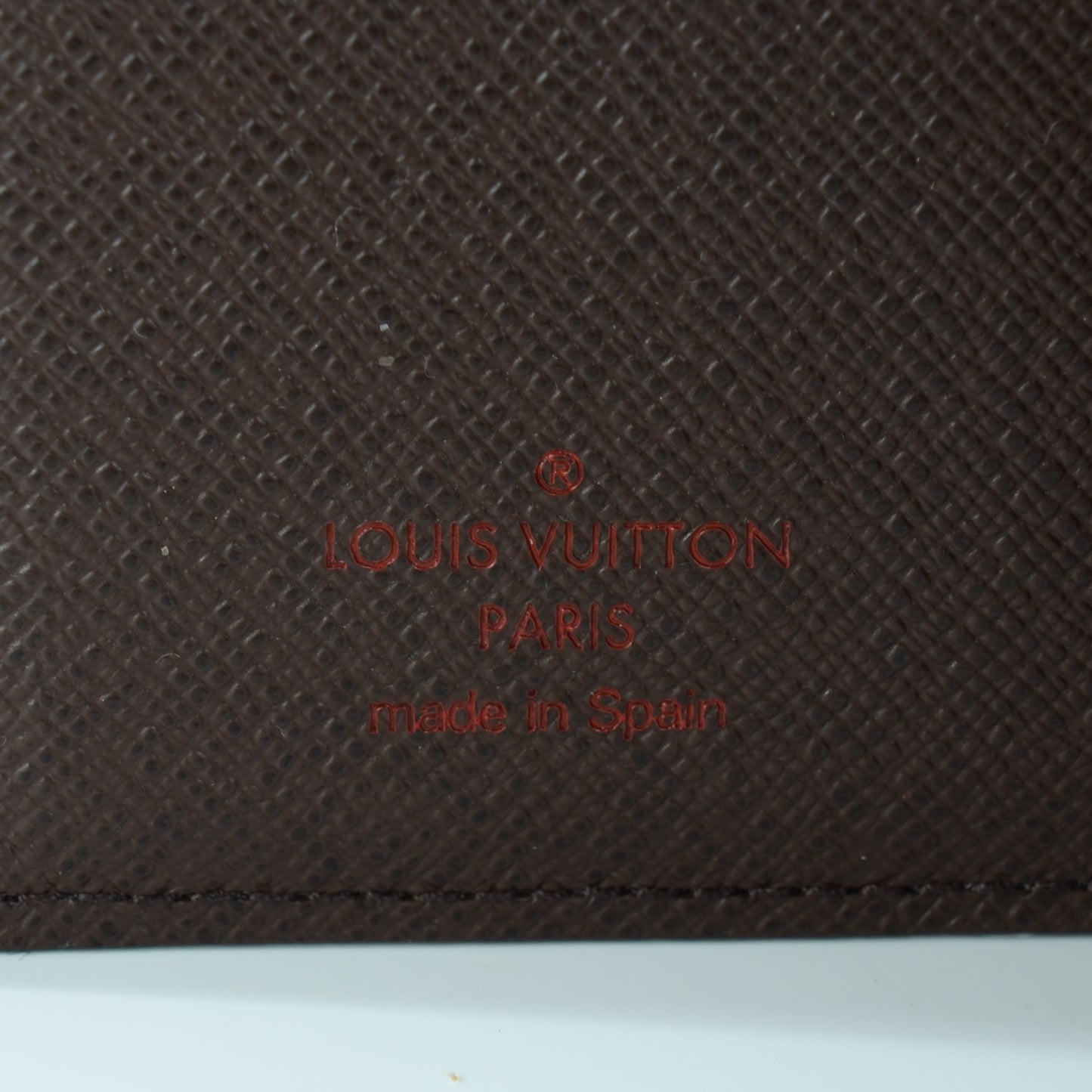 Damier Ebene Pocket Agenda Cover