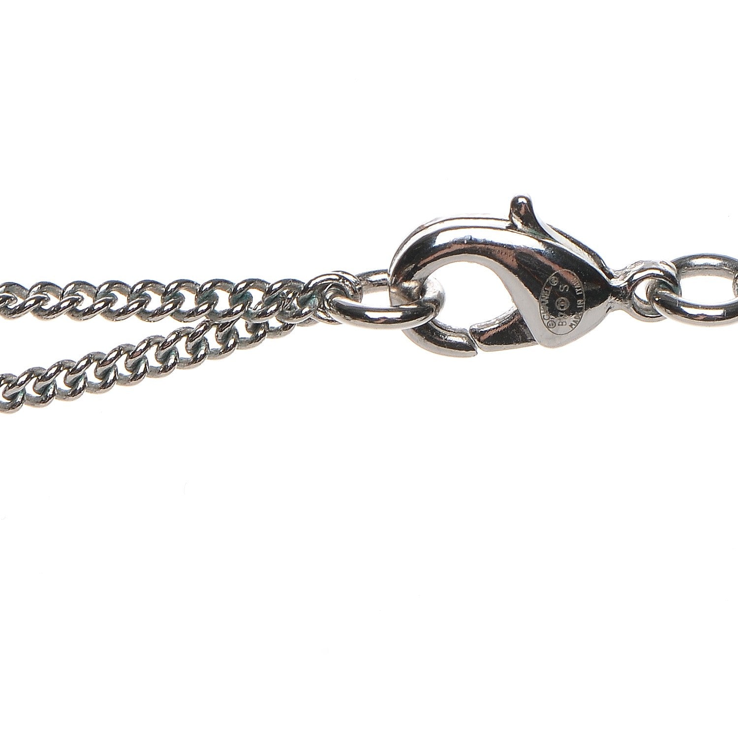 Chanel Baguette Crystal Large CC Necklace Pink 5 of 6