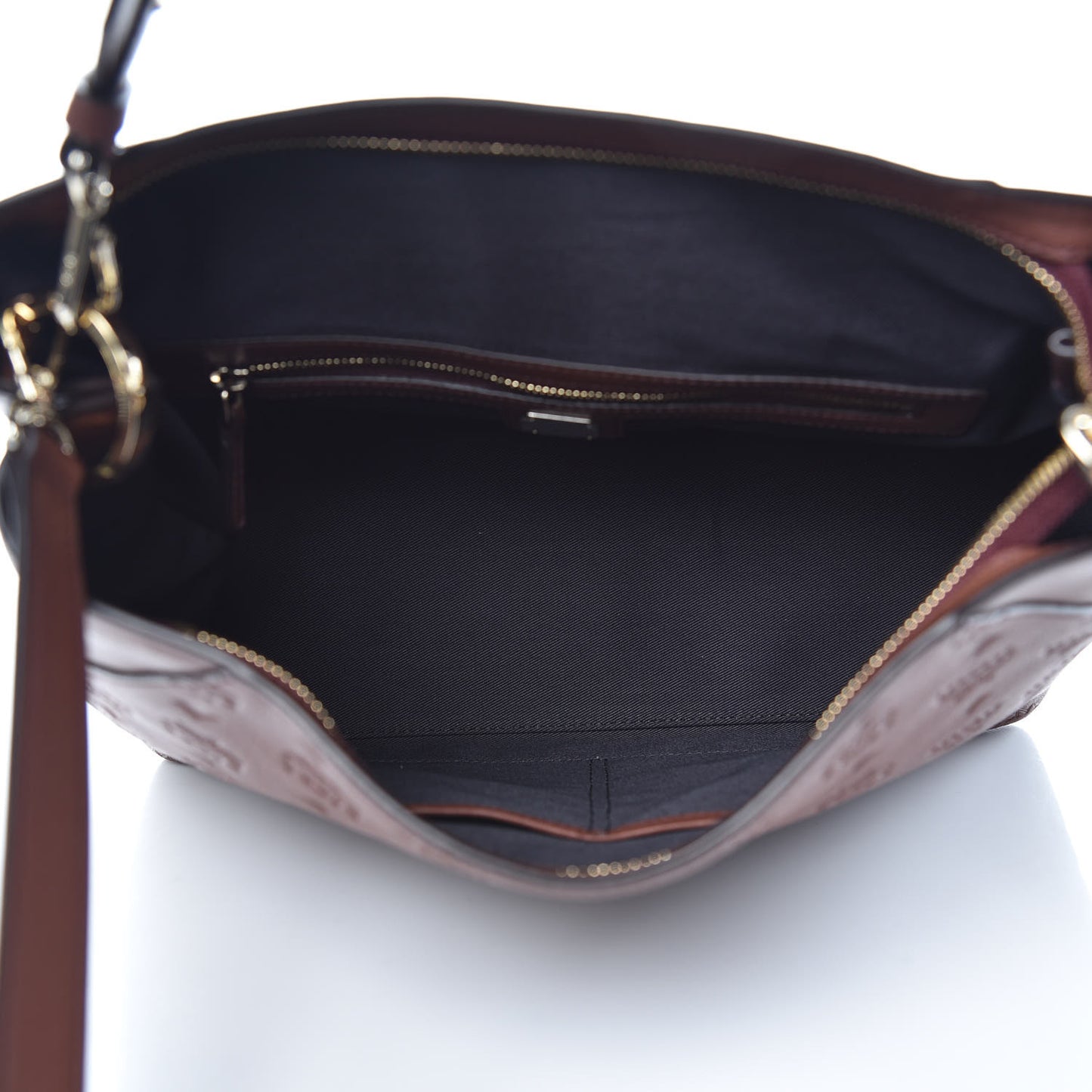 Calfskin Ottomar Monogram Medium Klara Hobo Brown
