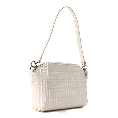 Givenchy Calfskin Logo Embossed XS Antigona 4G Ivory 3 of 9