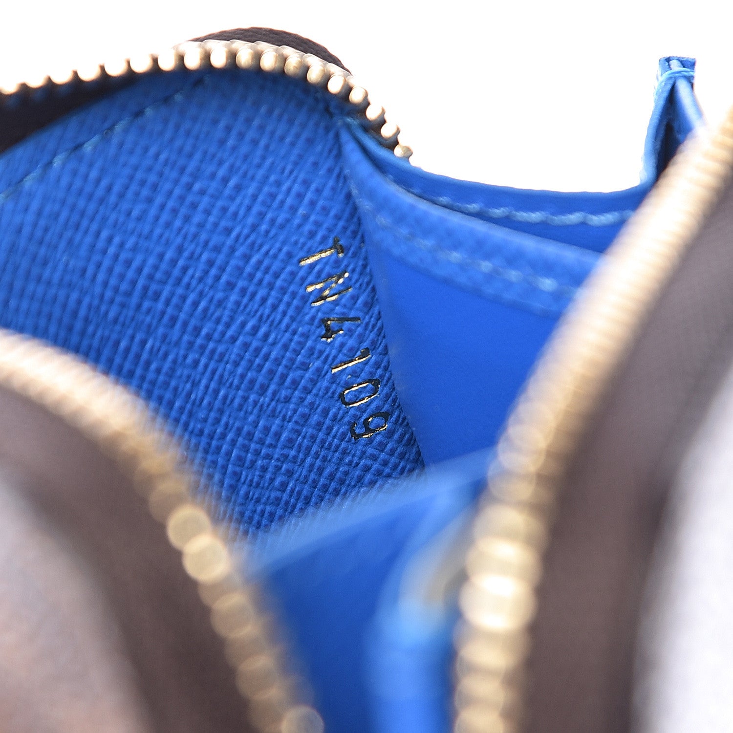 Louis Vuitton Damier Ebene 2019 Christmas Animation Zippy Coin Purse Blue 7 of 8