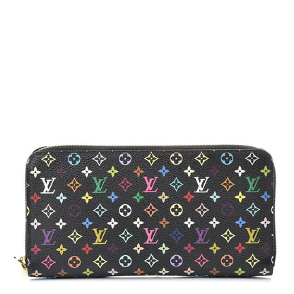 Louis Vuitton Monogram Multicolor Zippy Wallet Black Pistachio 1 of 7