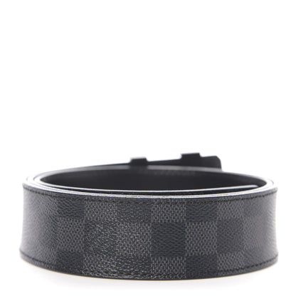 Louis Vuitton Damier Graphite 40mm LV Initiales Belt 100 40 2 of 7