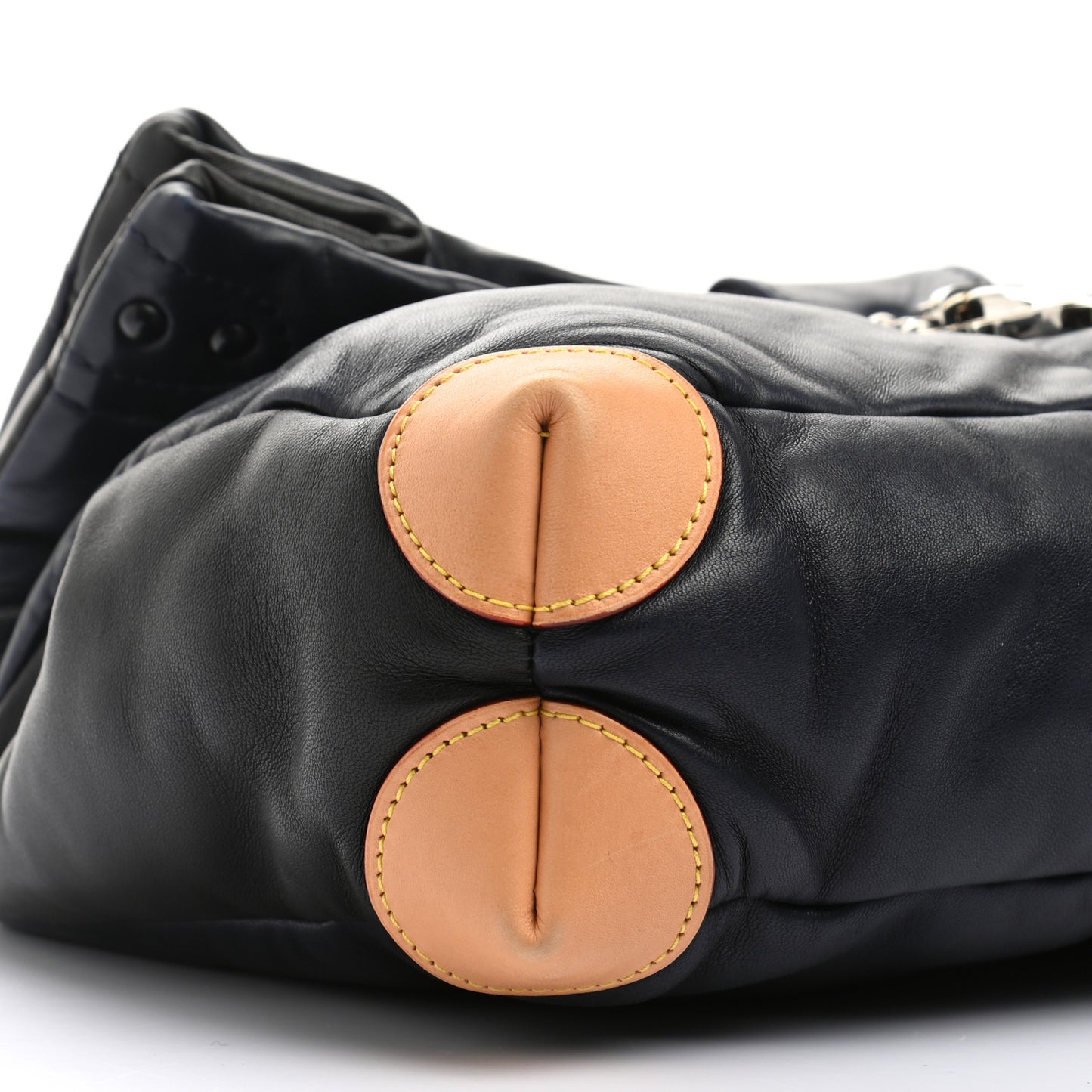 Lambskin Cloud Clutch GM Black