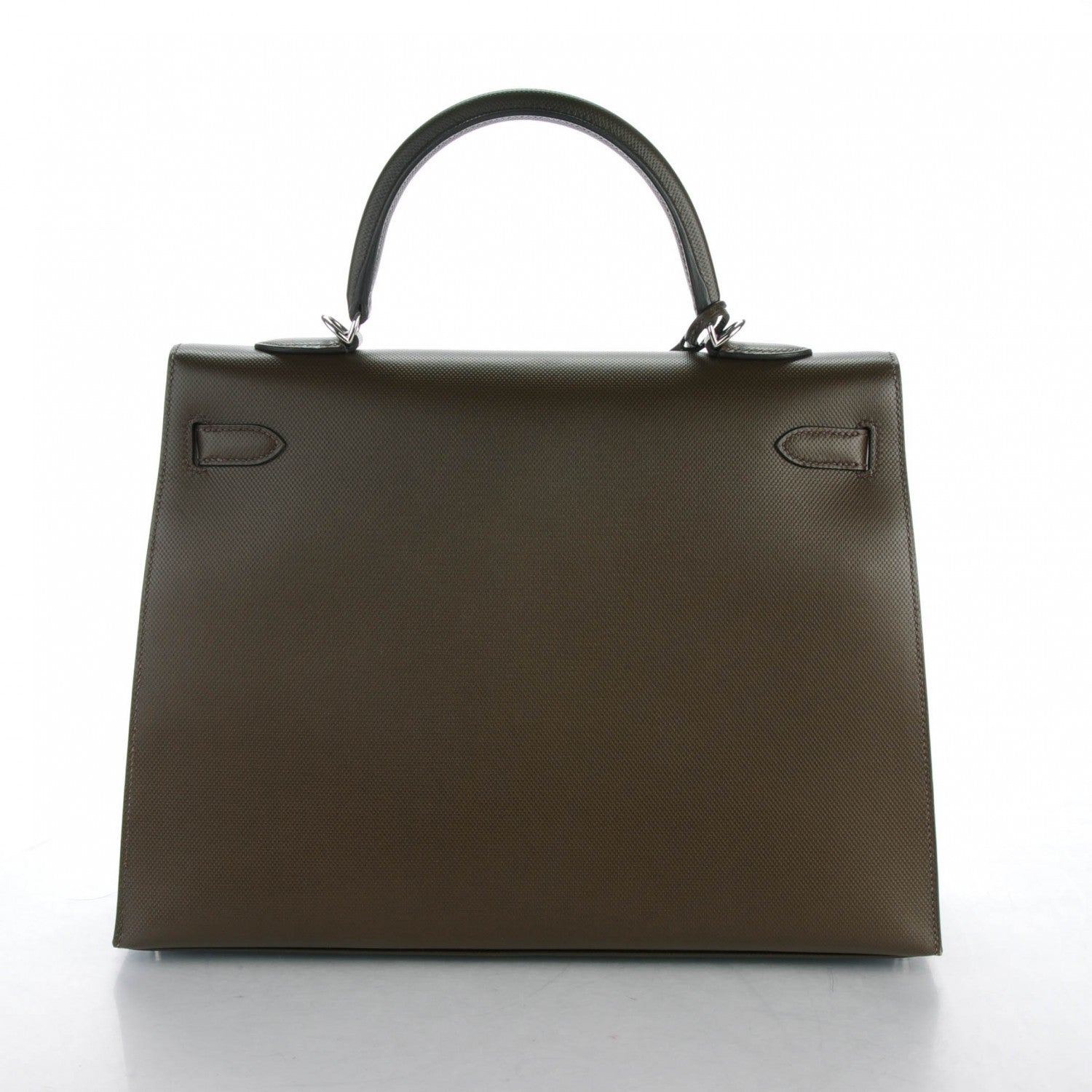 Hermes Grain d'H Kelly Sellier 35 Eucalyptus 4 of 26