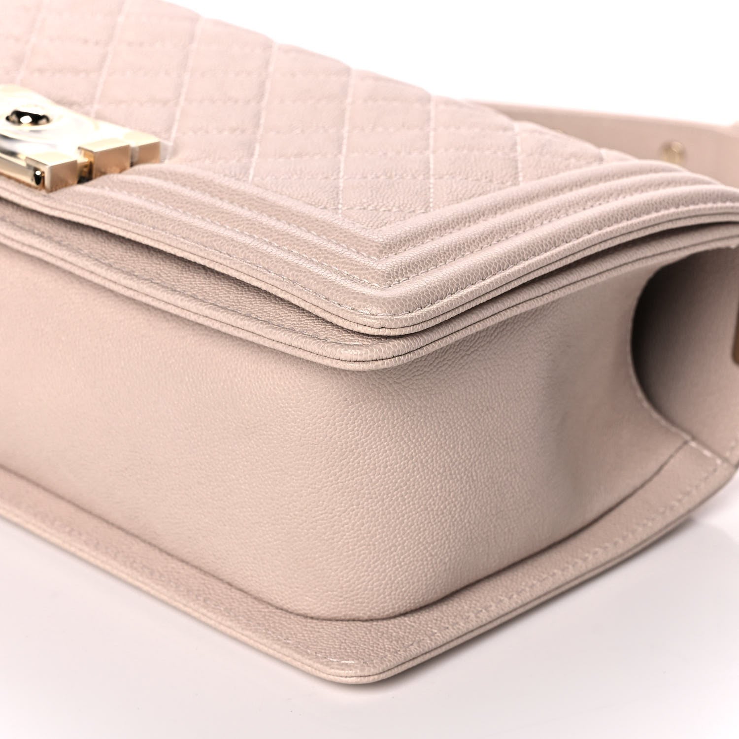 Chanel Caviar Quilted Medium Boy Flap Light Pink 9 of 11