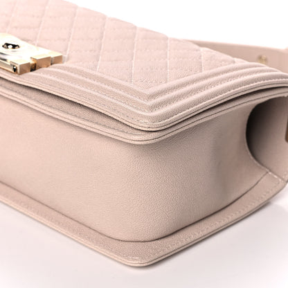 Chanel Caviar Quilted Medium Boy Flap Light Pink 9 of 11