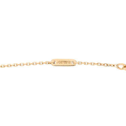 Van Cleef & Arpels 18K Yellow Gold Mother of Pearl Sweet Alhambra Pendant Necklace 5 of 7
