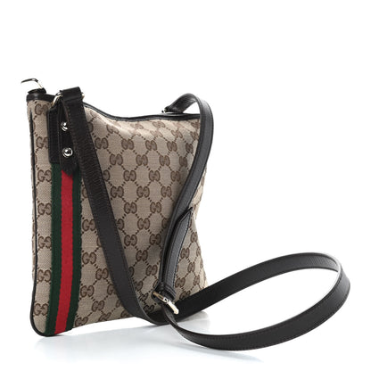 Gucci Monogram Web Jolicoeur Charms Messenger Dark Brown 3 of 9