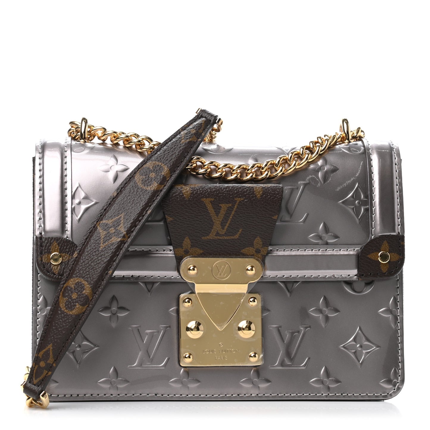 Vernis Epi Monogram Wynwood Metallic Taupe Grey