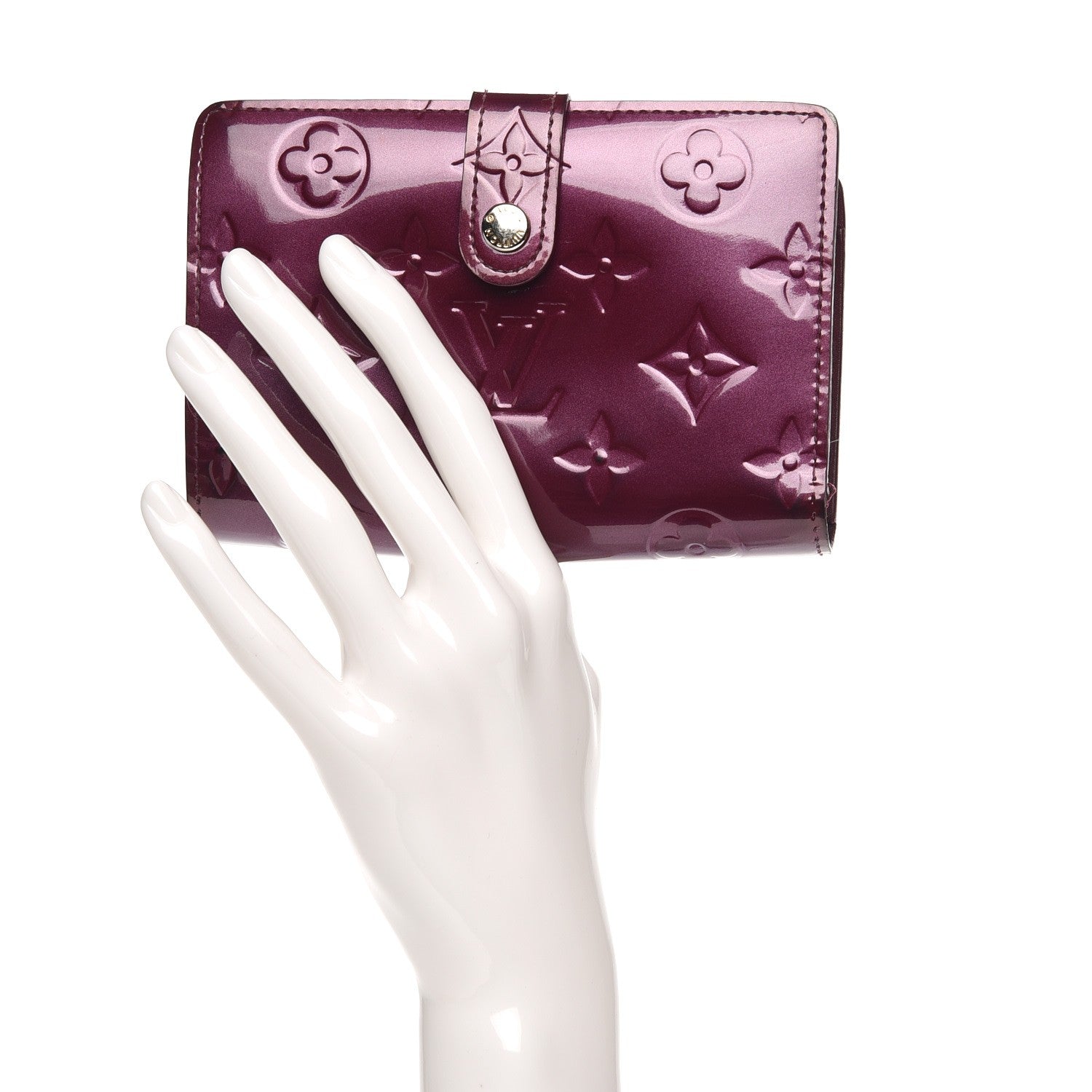 Louis Vuitton Vernis French Purse Wallet Violet 2 of 14