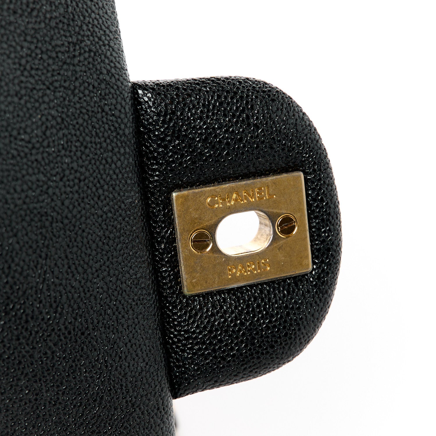 Chanel Caviar Quilted Mini Top Handle Rectangular Flap Black 7 of 12