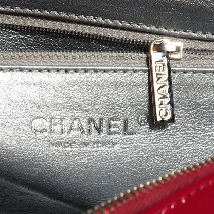 Chanel Patent Luxe Ligne Large Flap Red 8 of 8