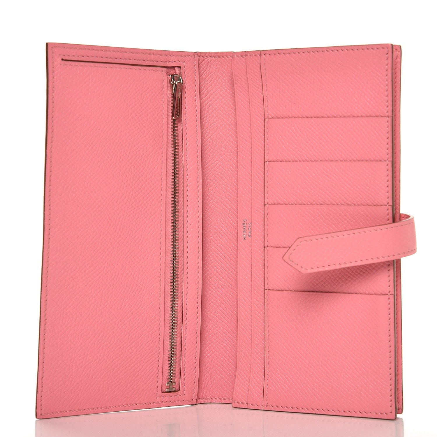 Hermes Epsom Bearn Gusset Wallet Rose Confetti 5 of 8