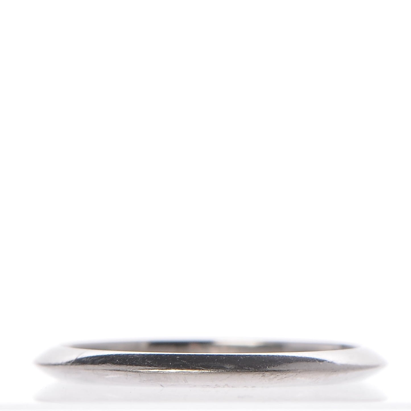 Platinum 2mm Knife Edge Band Ring 54 7