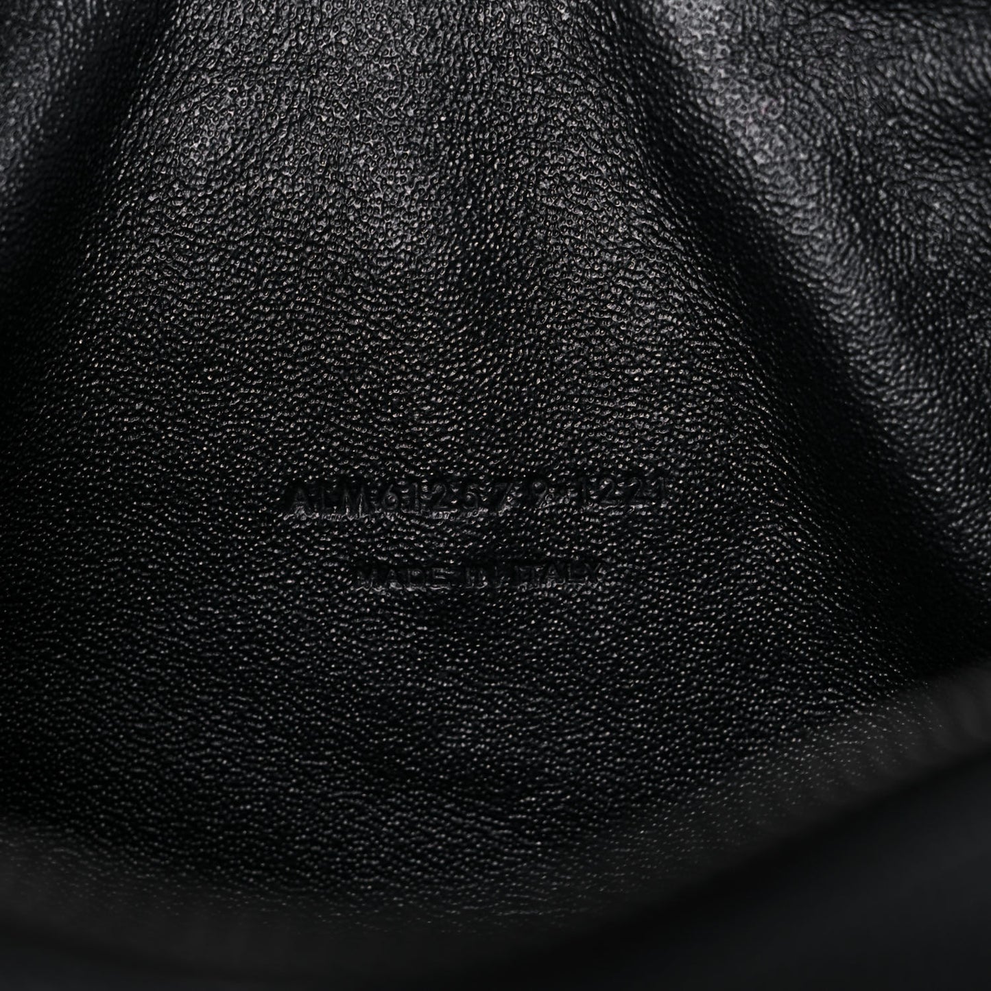 Grain De Poudre Matelasse Monogram Mini Lou Camera Bag Black